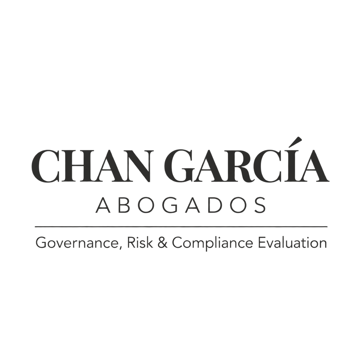Chan García Abogados logotipo